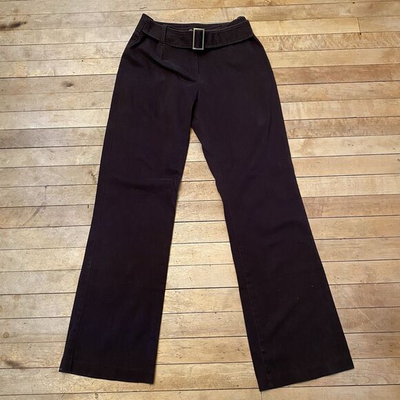 Tribal Pants Women’s Size 8 Stretch Brown Belt Straight Leg - Picture 1 of 8